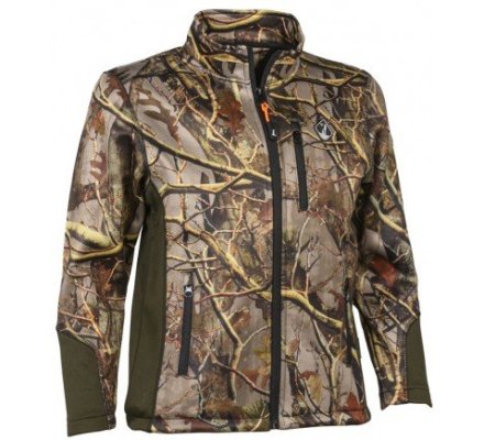 Sweat zippé enfant GhostCamo Forest Evo PERCUSSION