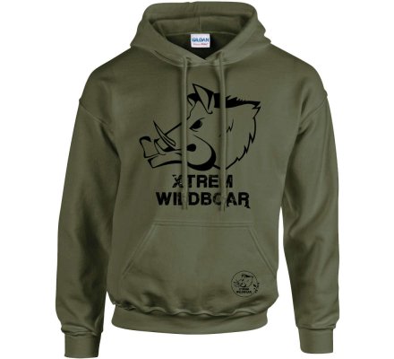 Sweat à capuche Xtrem Wildboar kaki