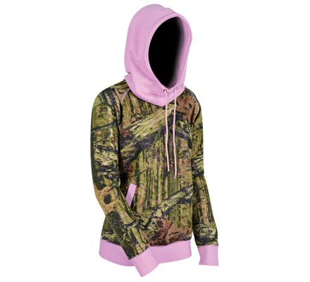 Pack 2 sweats femme bicolore MOSSY OAK BREAK UP INFINITY Vert et Rose