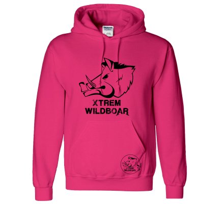 Sweat femme rose à capuche XTREM WILDBOAR 