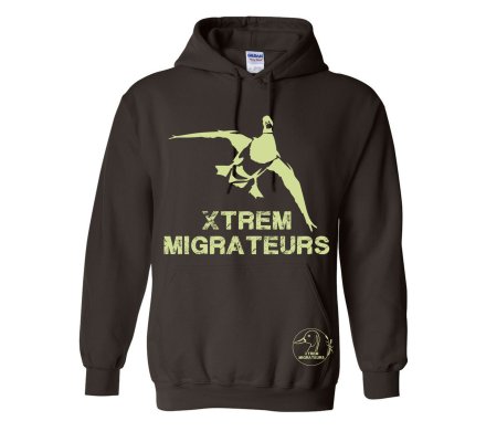 Sweat marron colvert XTREM MIGRATEURS