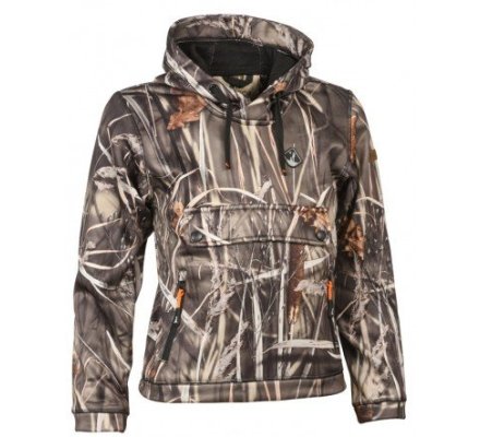 Sweat à capuche enfant Ghost camouflage roseaux PERCUSSION