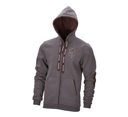 Sweat zippé Snapshot gris BROWNING