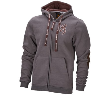 Sweat zippé Snapshot gris BROWNING