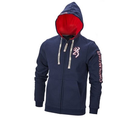 Sweat zippé Snapshot bleu marine BROWNING