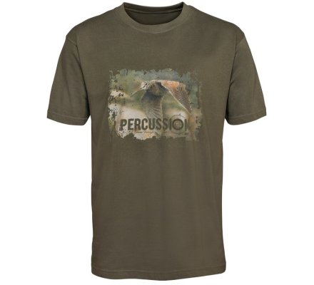 Tee-shirt Bécasse kaki PERCUSSION