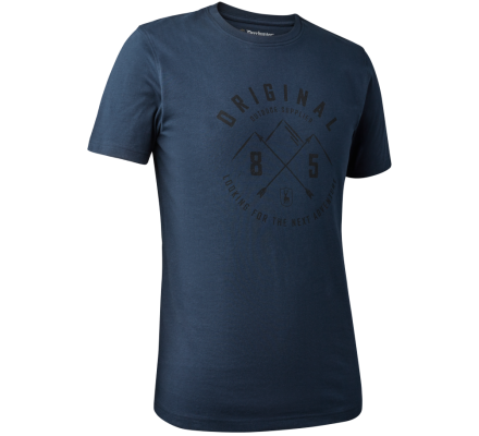 Tee-shirt à manches courtes bleu Nolan DEERHUNTER