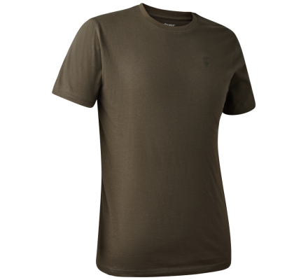 Tee-shirt à manches courtes dessin cerf kaki DEERHUNTER