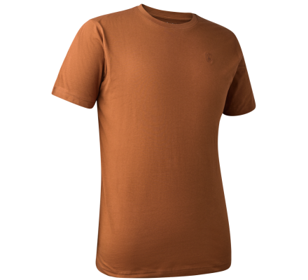 Tee-shirt à manches courtes dessin cerf orange Deerhunter