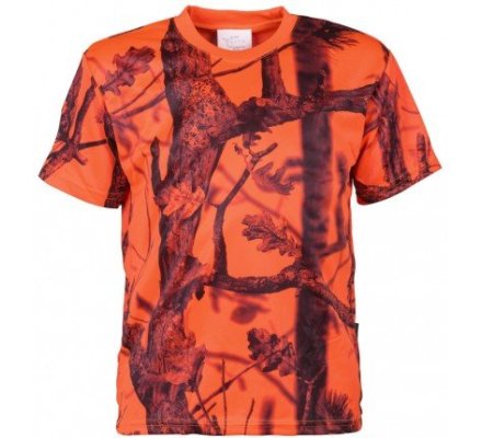 Tee-shirt enfant camouflage orange GhostCamo PERCUSSION