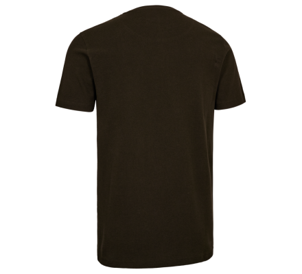 T-shirt Griffin marron DEERHUNTER