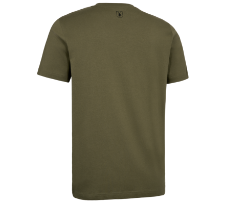 Tee-shirt sanglier manches courtes kaki DEERHUNTER