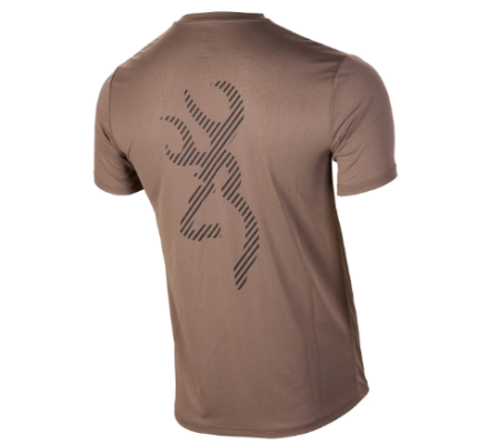 Tee-shirt marron Teamspirit BROWNING