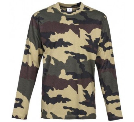 Tee-shirt à manches longues camouflage PERCUSSION