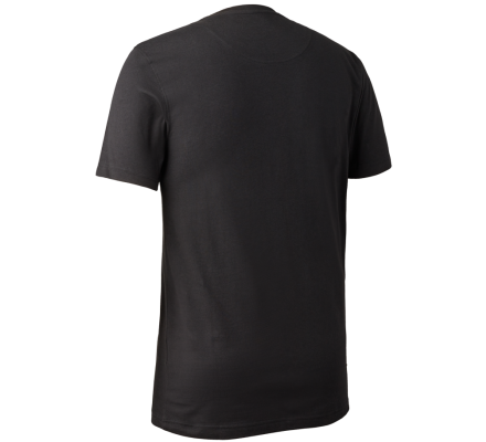 Tee-shirt noir manches courtes logo DEERHUNTER