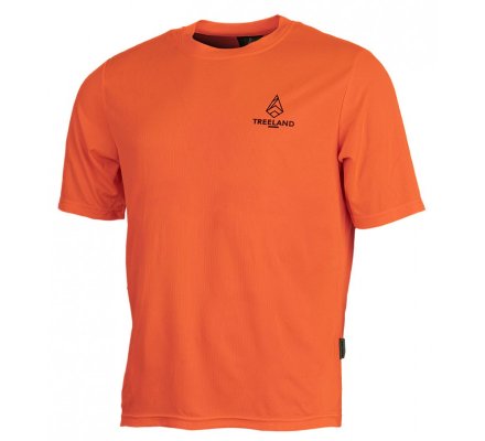 Tee-shirt manches courtes orange TREELAND