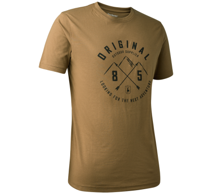 Tee-shirt à manches courtes marron Nolan Deerhunter