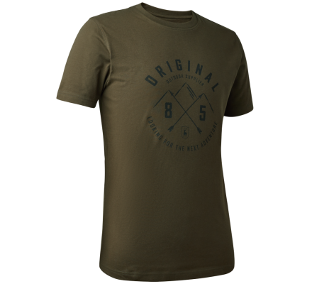Tee-shirt à manches courtes kaki Nolan Deerhunter