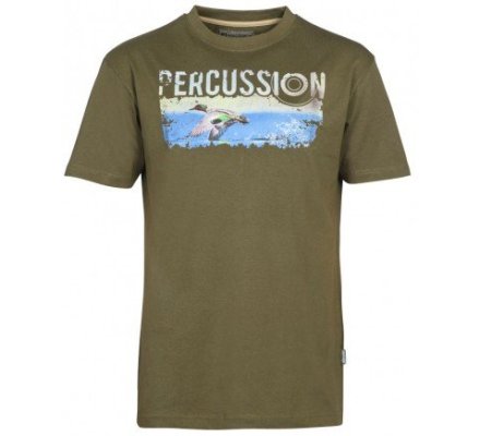 Tee-shirt Canard kaki PERCUSSION