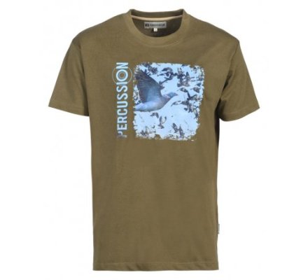 Tee-shirt Palombe kaki PERCUSSION