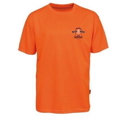 Tee-shirt orange fluo Wildboard PERCUSSION