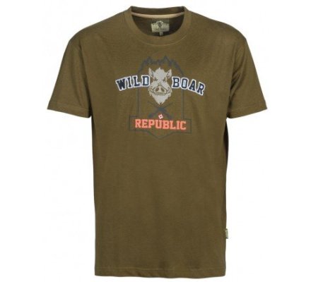 Tee-shirt Wild Boar kaki PERCUSSION  
