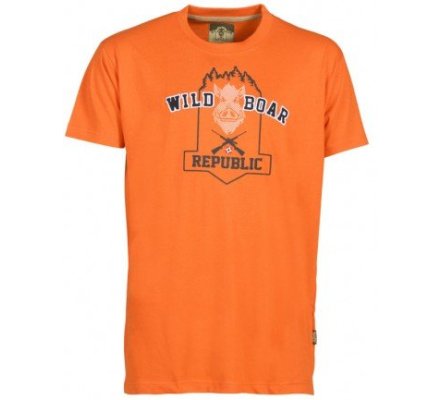 Tee-shirt Wild Boar orange PERCUSSION  