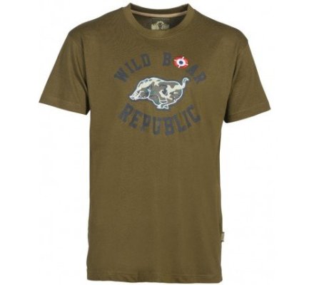 Tee-shirt Wild Boar kaki PERCUSSION  