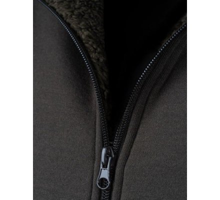 Sweat à capuche zippé kaki TREELAND