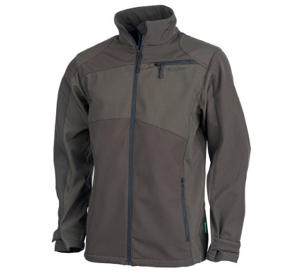Veste outdoor Softshell kaki TREELAND 