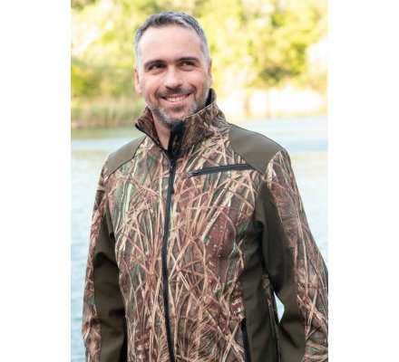 Veste softshell camo Roseaux TREELAND 