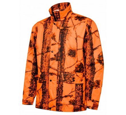 Veste pluie camouflage orange TREELAND