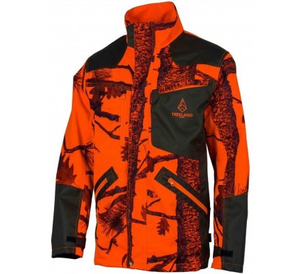 Veste de traque femme Wild Spirit camo orange Fire TREELAND