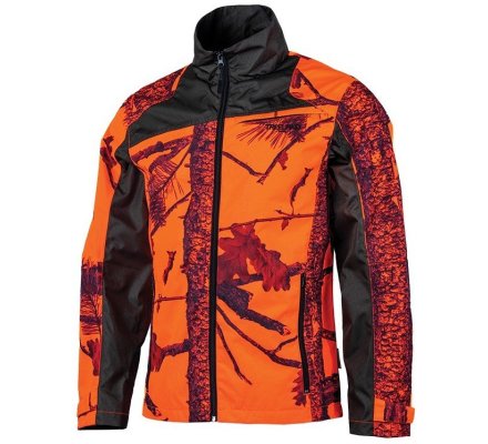 Veste de chasse imperméable Maquisard camo orangeTreeland