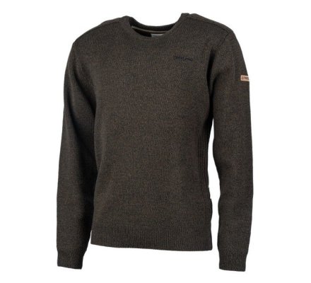Pull en laine marron TREELAND