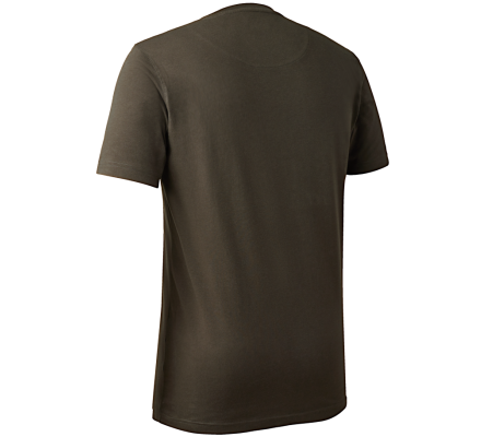 Tee-shirt vert manches courtes logo DEERHUNTER