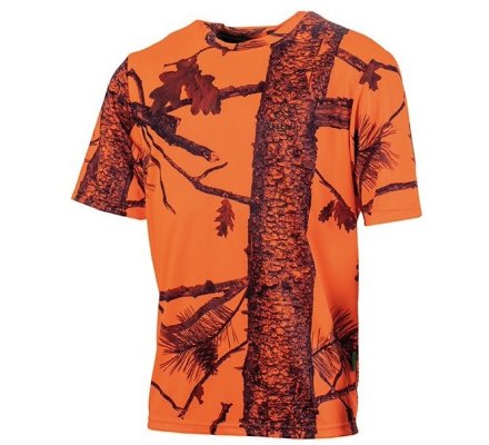 Tee-shirt enfant camo orange TREELAND