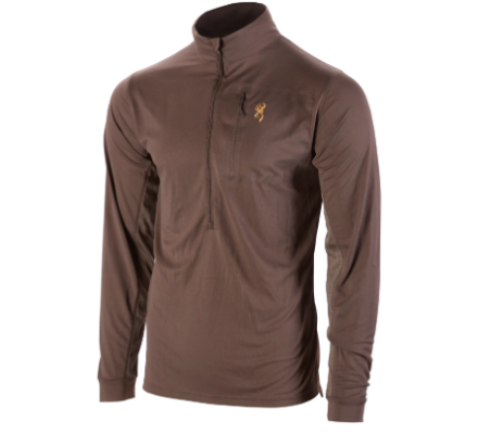 Tee-shirt léger début de saison marron BROWNING