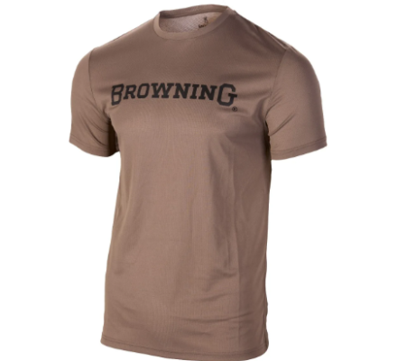 Tee-shirt marron Teamspirit BROWNING
