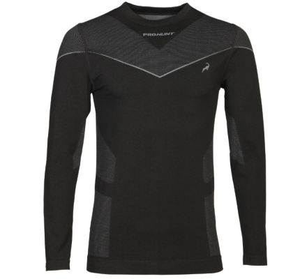 Tee-shirt thermique Thermo Pulse noir PRO HUNT