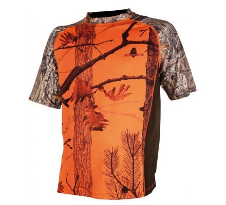 Tee-shirt camouflage orange 3DX SOMLYS