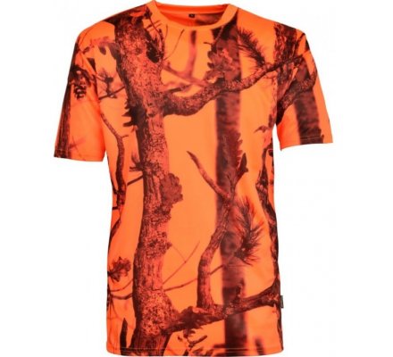 Tee-shirt enfant camouflage orange GhostCamo PERCUSSION