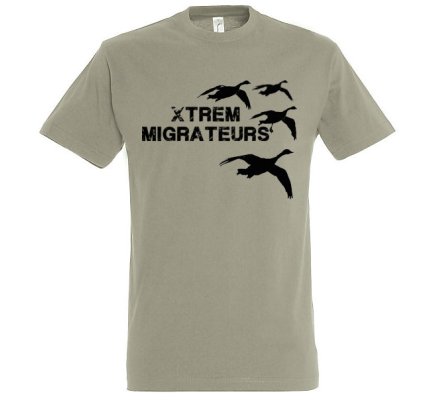 Tee-shirt gris oies XTREM MIGRATEURS