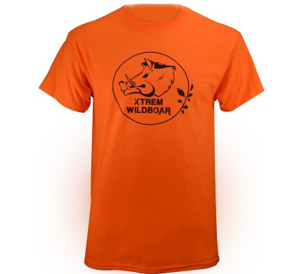 Tee-shirt Xtrem Wildboar orange fluo