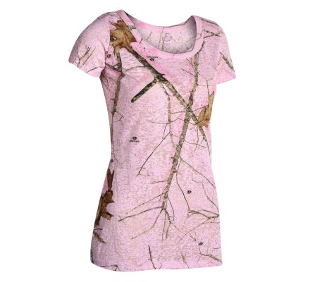 Tee shirt femme Mossy Oak Pink 1742