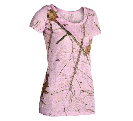 Tee-shirt femme Mossy Oak Pink