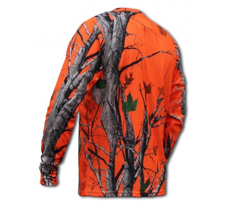 Tee-shirt manches longues Freedom camo orange Blaze SPORTCHIEF