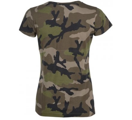 Tee-shirt chasse femme camouflage