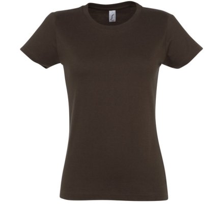 Tee-shirt chasse femme marron