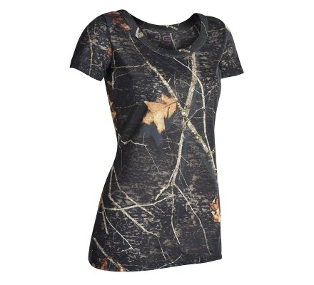 Tee-shirt femme Mossy Oak Bleu nuit 